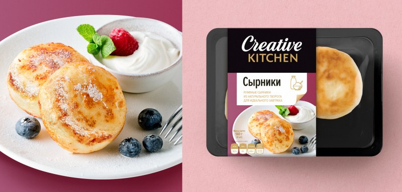 Сырники со сметаной