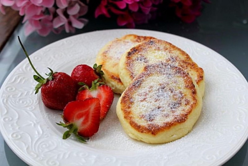 Сырники с вареньем