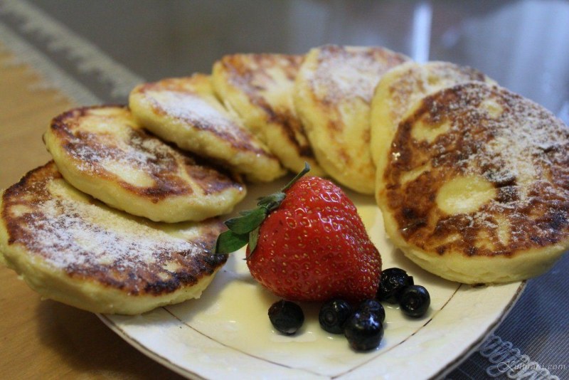 Сырники с курагой