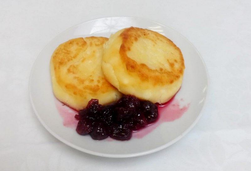 Завтрак сырники