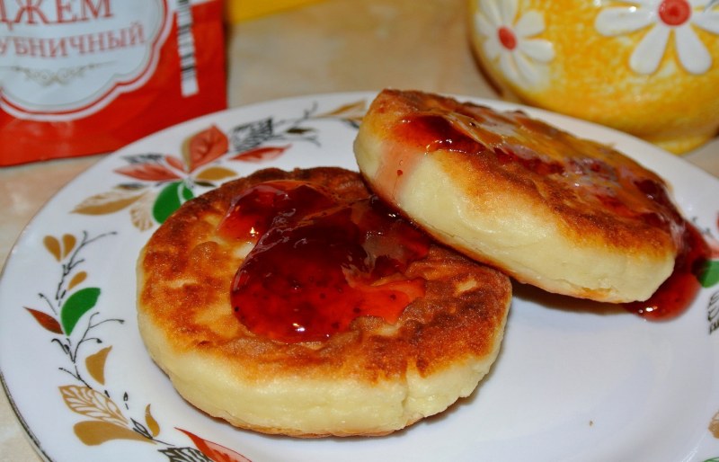 Сырники со сгущенкой