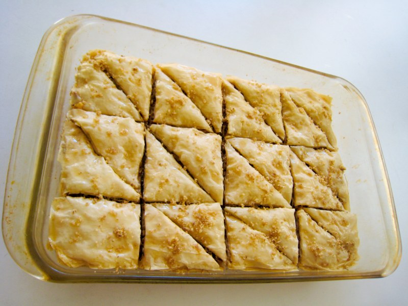 Ленивая пахлава из лаваша