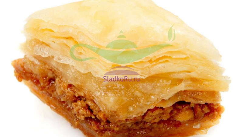 Пахлава ассорти с грецким орехом