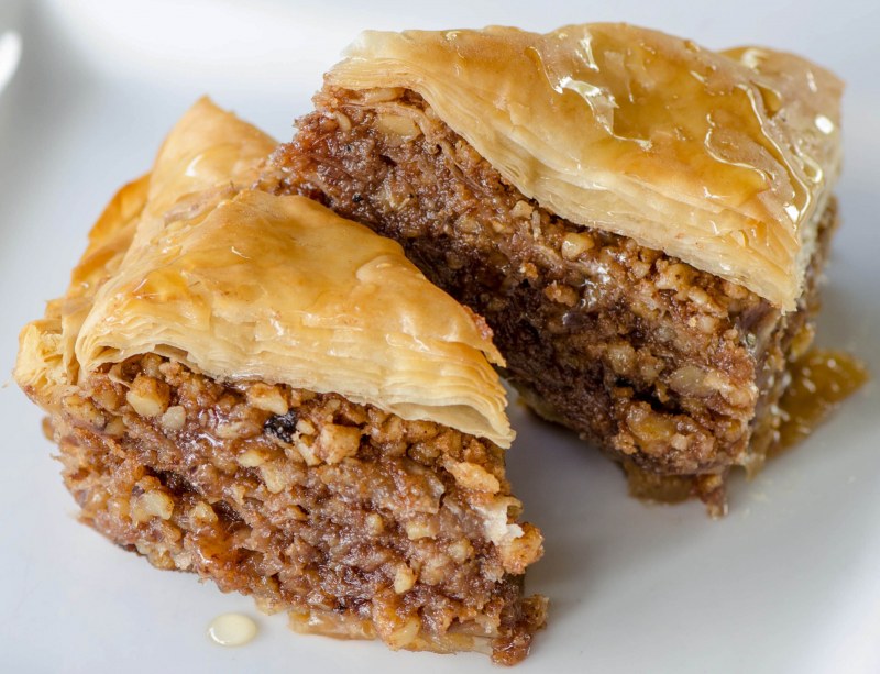 Домашняя пахлава с грецкими орехами