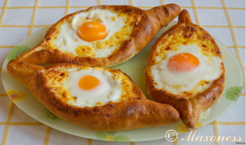 Хачапури по-аджарски в духовке