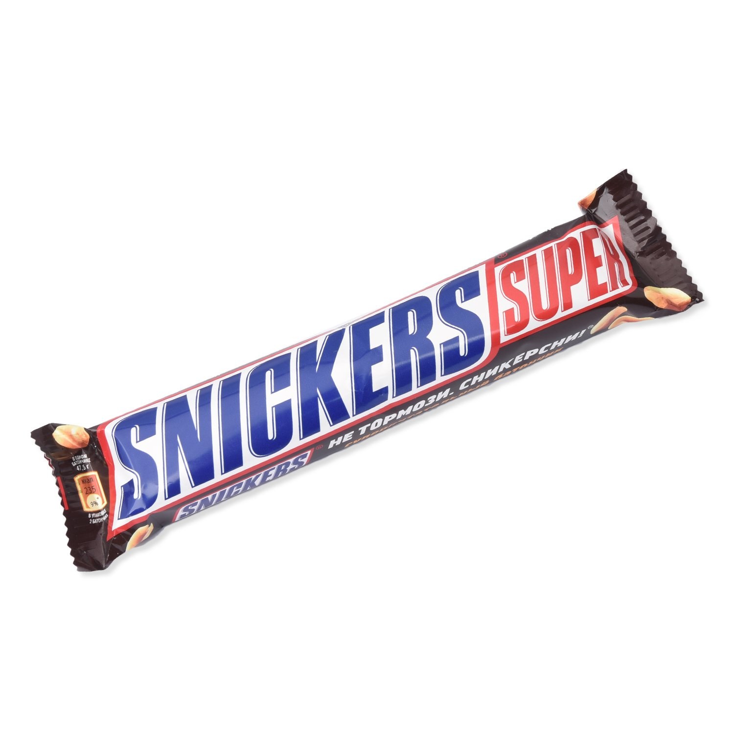 Батончик snickers super, 80 г