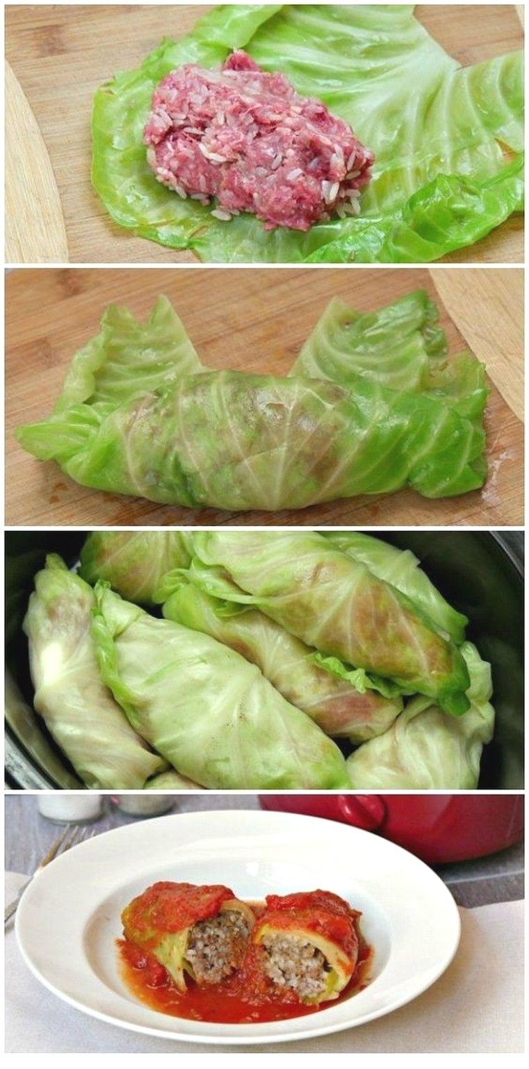 Рулетики из савойской капусты