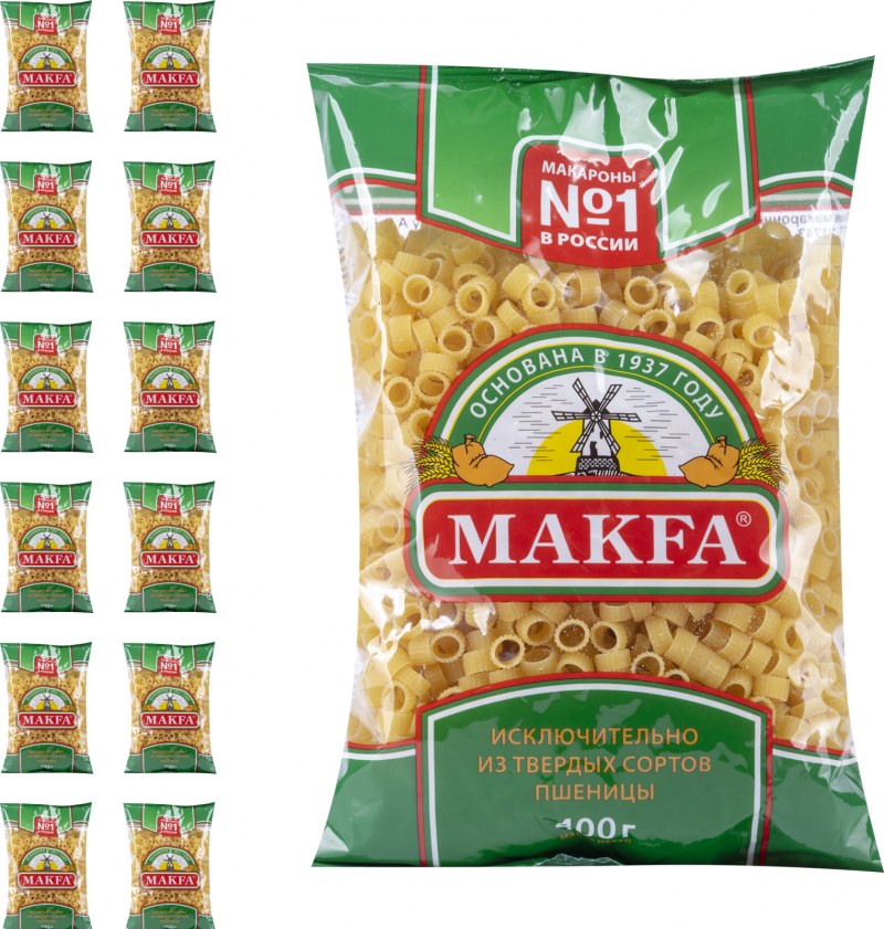 3 Glocken макароны die mag ich Gabelspaghetti, 500 г