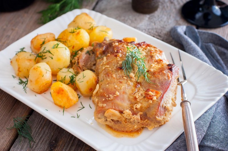 Курица с апельсинами