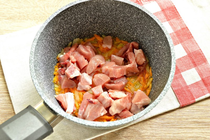 Перловка с курицей