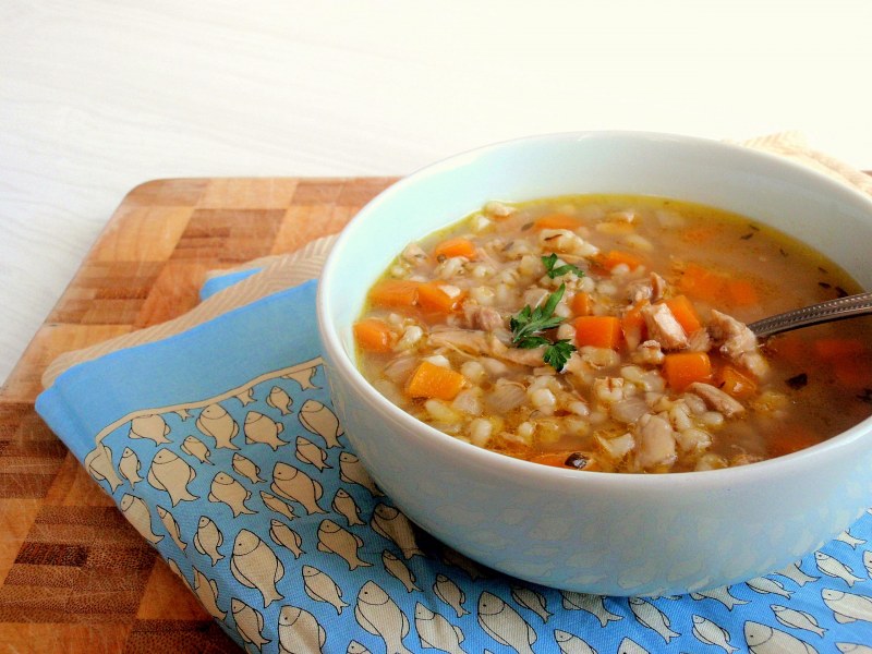 Перловая каша с мясом
