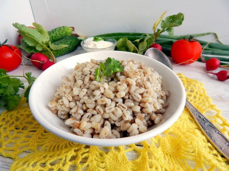 Перловая крупа с мясом