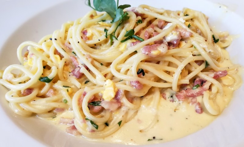 Итальянская кухня паста карбонара
