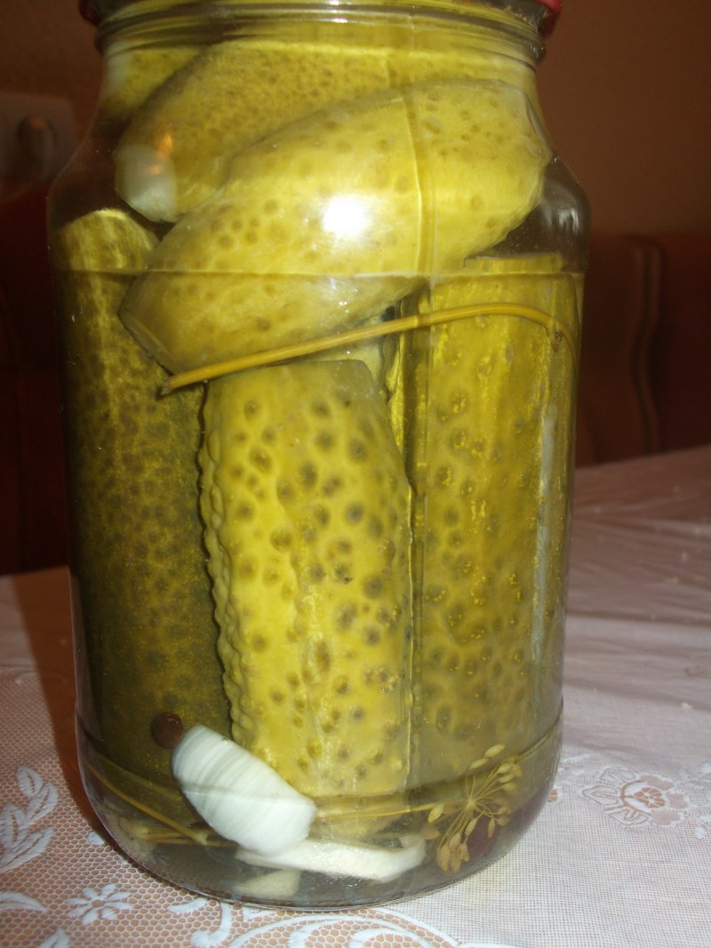 Огурцы с холодным маринадом