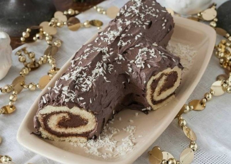 Bûche de noël Рождественское полено