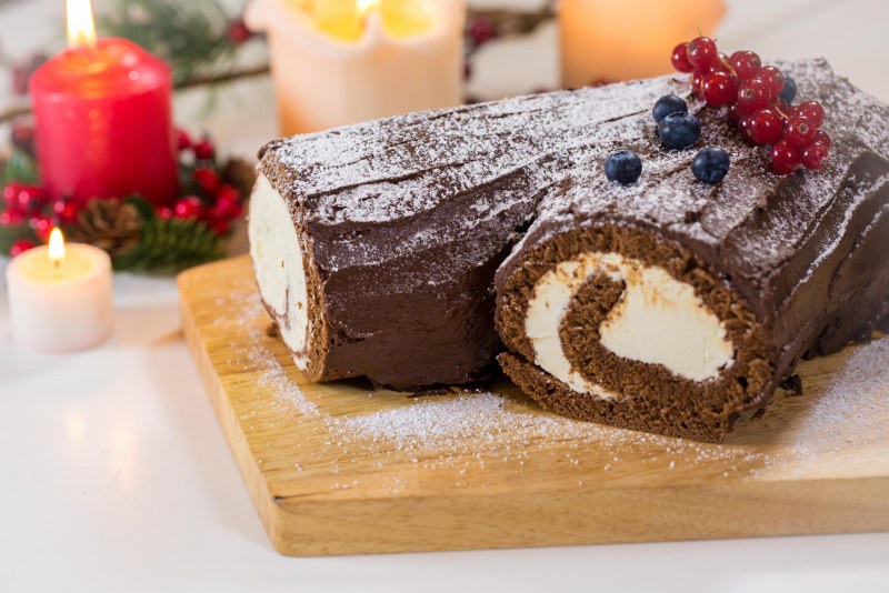 Yule log Рождественское полено