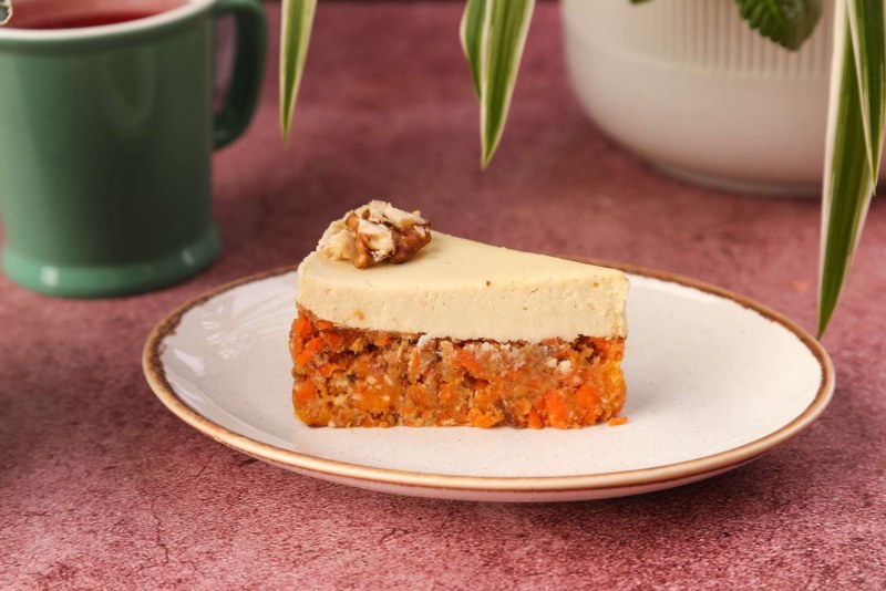 Морковный кекс с грецкими орехами