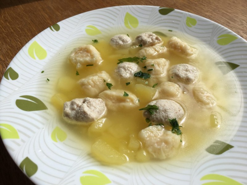 Бабушкин суп с клецками