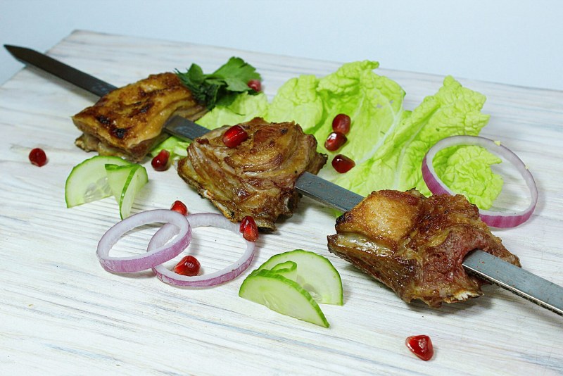 Шашлык из баранины ребрышки