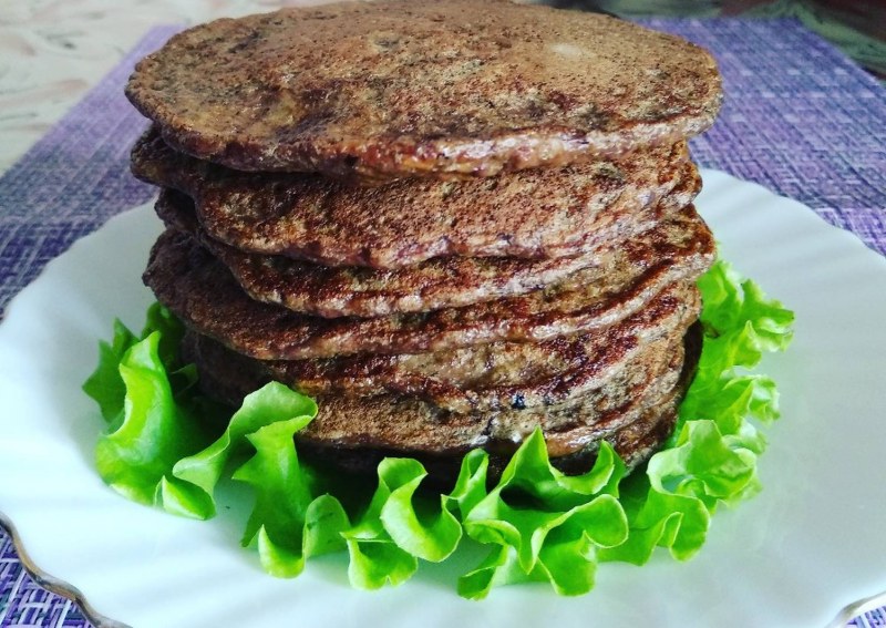 Блины из печени говяжьей
