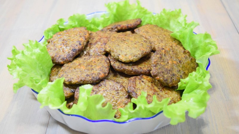 Оладьи из куриной печени
