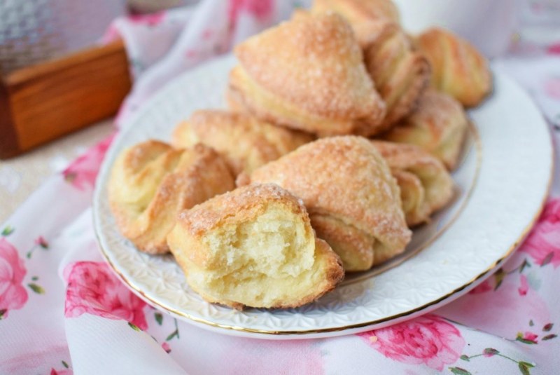 Творожные рогалики