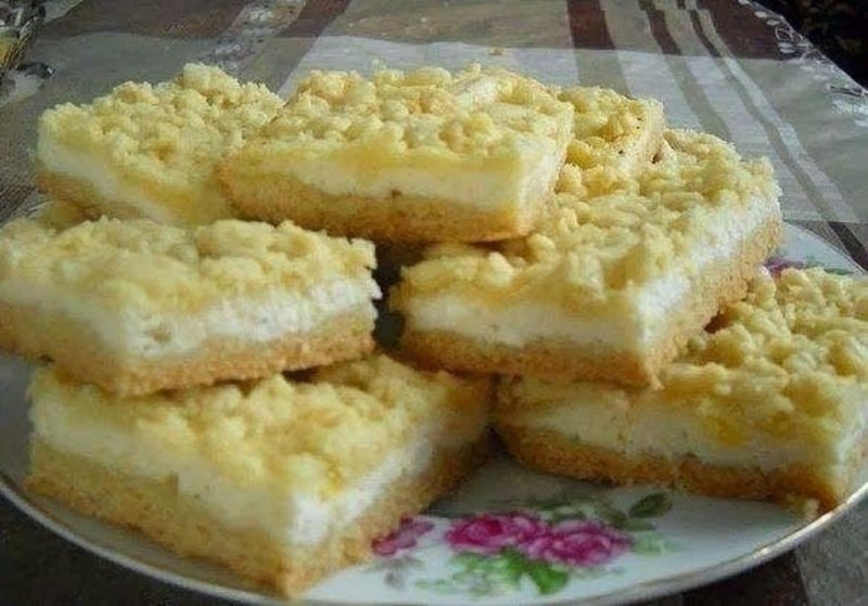 Творожное печенье с безе