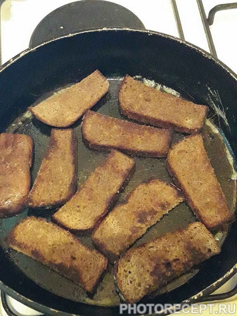 Гренки из батона с яйцом