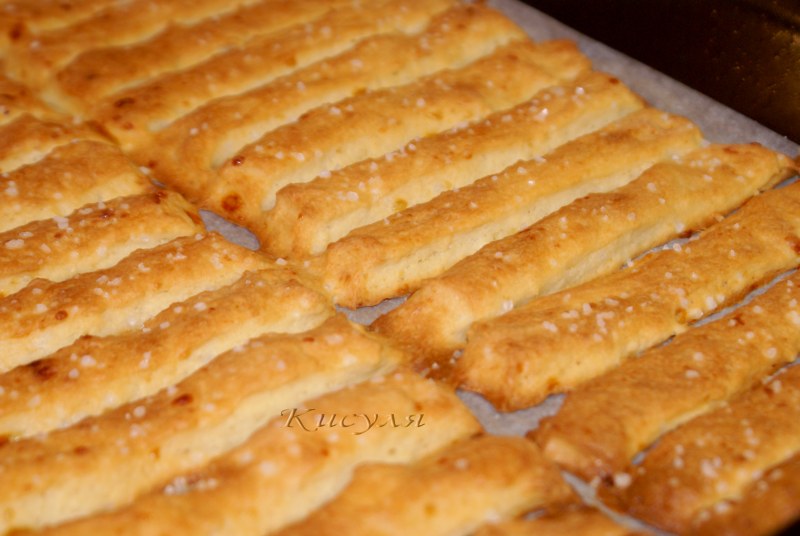 Хлебные палочки с сыром