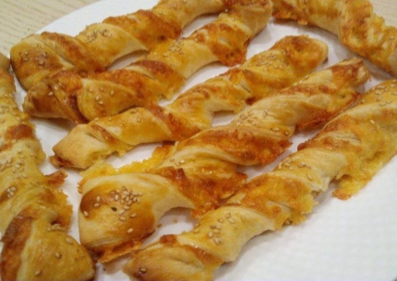 Печенье творожные палочки