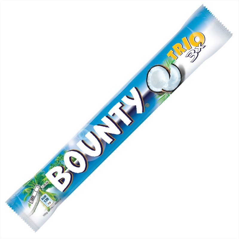Батончик Bounty Trio шоколадный 82.5 г