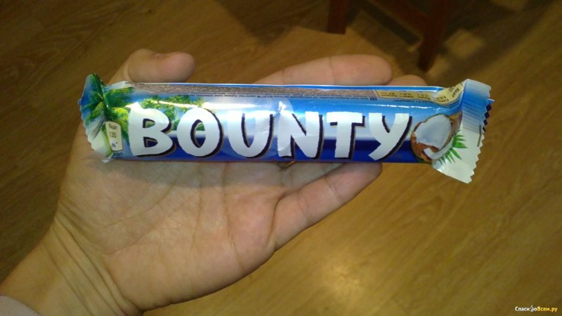 Bounty шоколад логотип