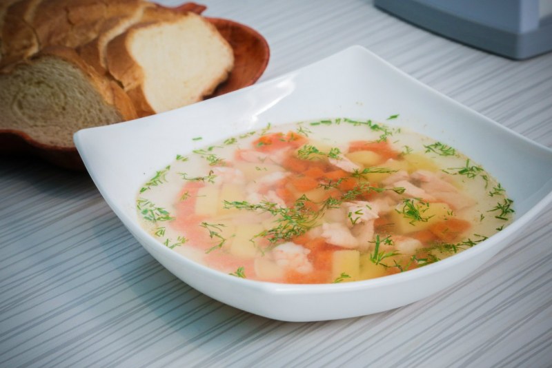 Суп из форели по царски