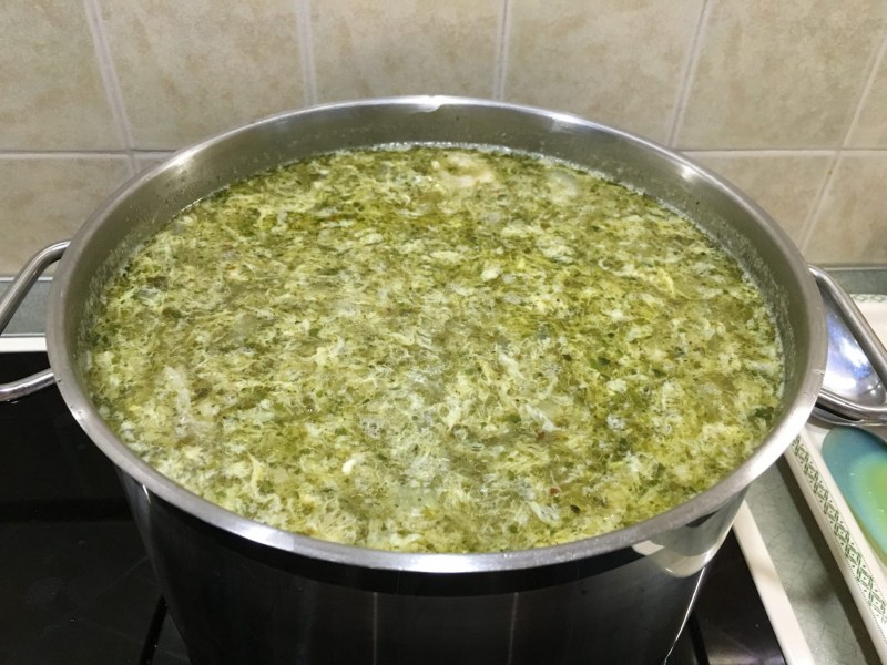 Вкусная начинка со щавелем