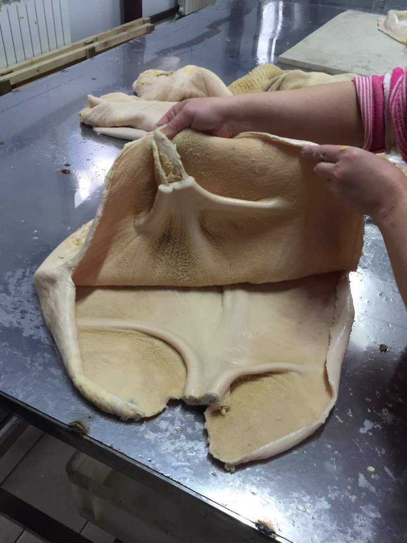 Варёный говяжий желудок