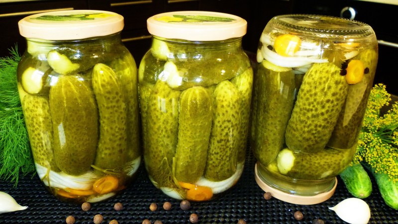 Огурцы кружочками на зиму
