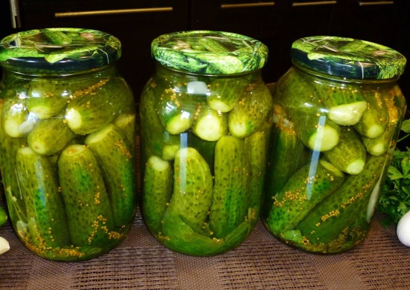 Сладкие маринованные огурцы