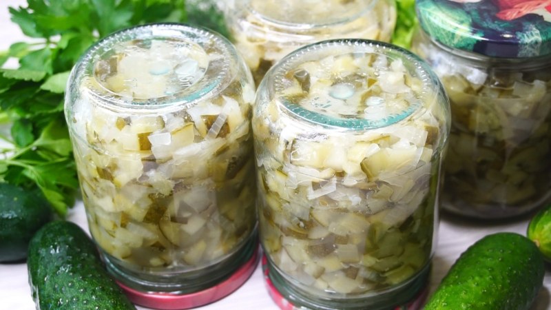 Салат из огурцов по-корейски на зиму