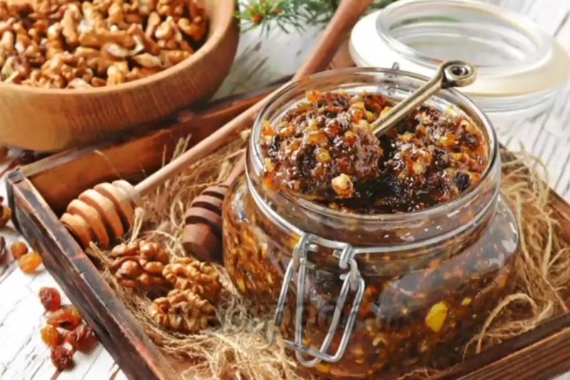 Паста из орехов с медом