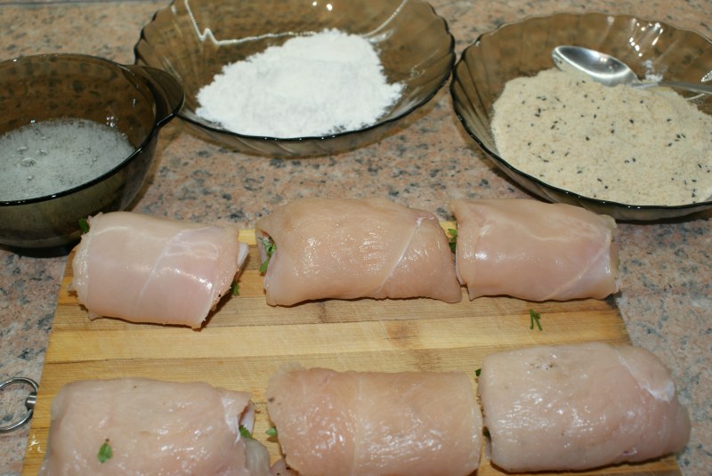 Рулетики кордон Блю