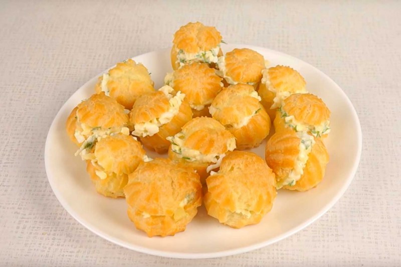 Закуски из заварного теста