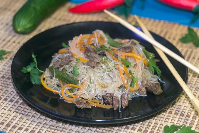 Чапчхэ корейское блюдо