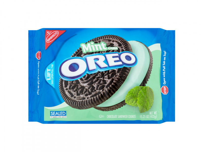 Печенье Oreo Mint Creme 154 гр Великобритания