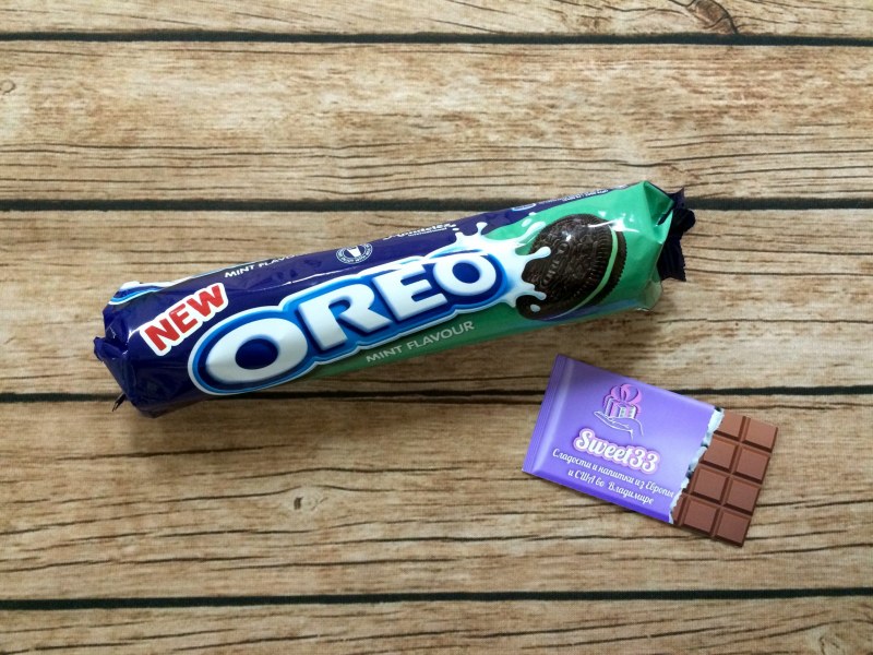 Печенье Oreo Mint Creme 154 гр Великобритания