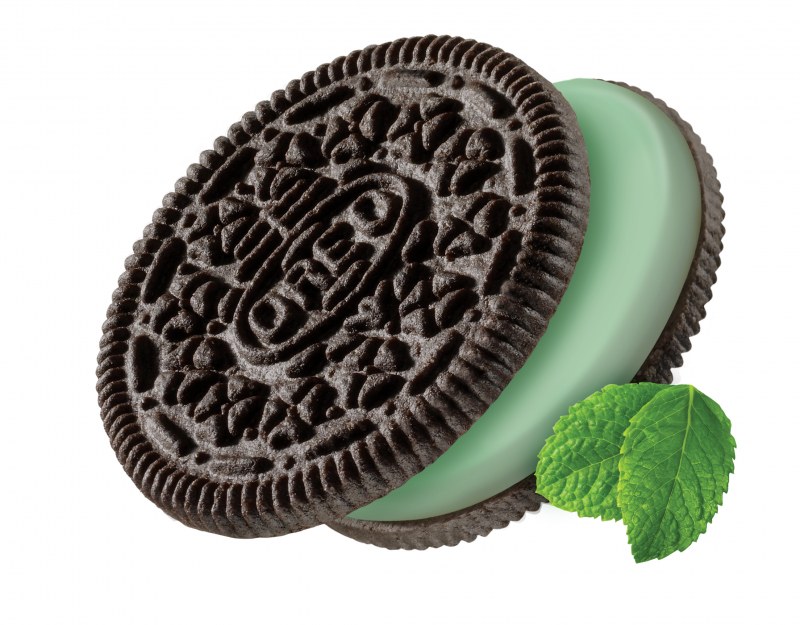 Печенье Oreo Mint Creme cookies (154 грамм)