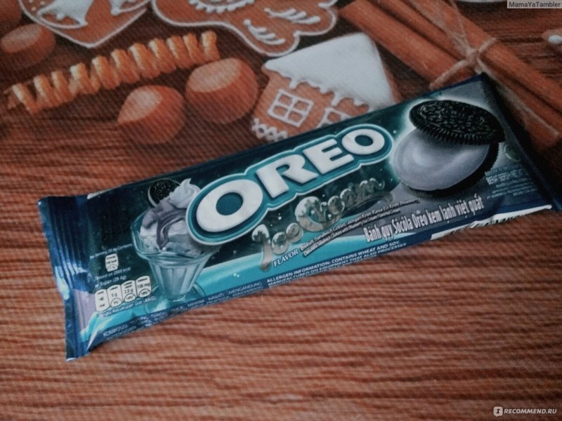Орео с зеленой начинкой
