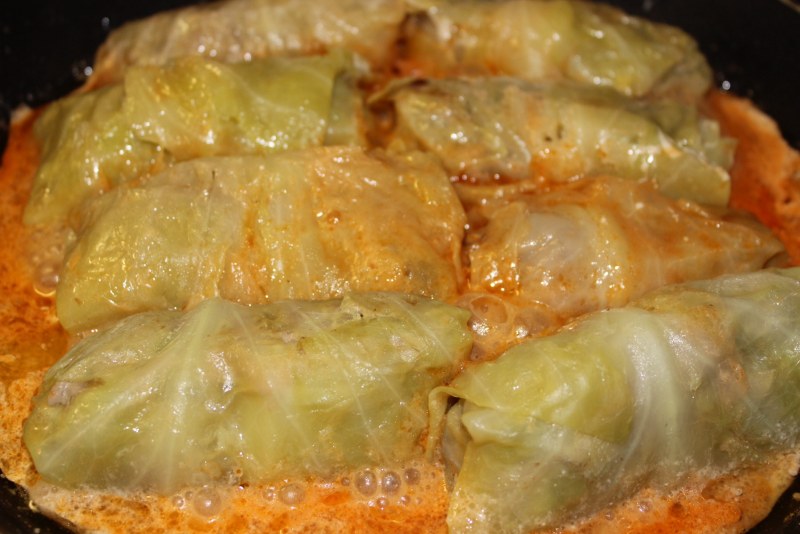 Голубцы с мясом и рисом