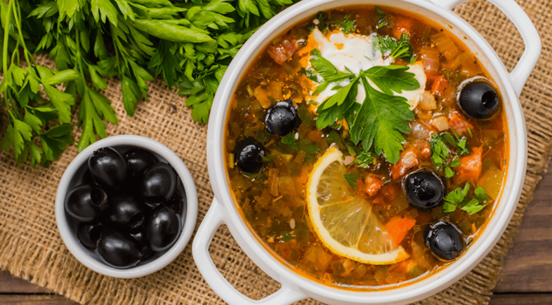 Солянка сборная мясная