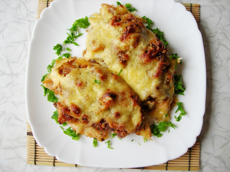 Отбивные с сыром