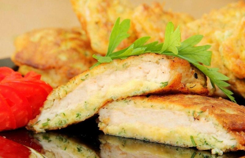 Куриные отбивные в кляре